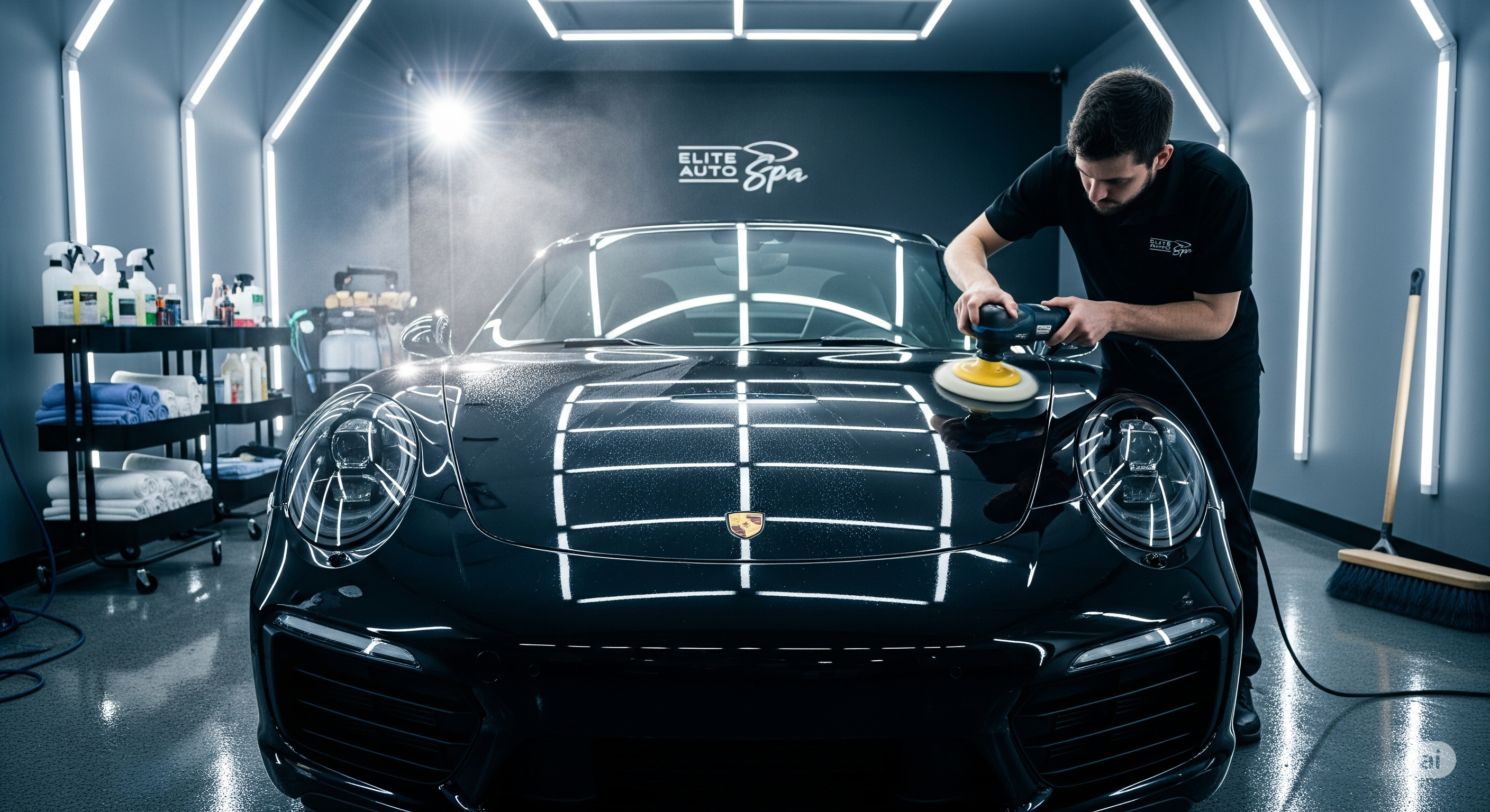 Car detailing hero